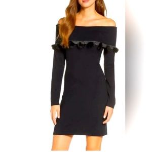 Lilly Pulitzer- Dunham Off the Shoulder Sweater Dress, Extra Large HARD 2 FIND